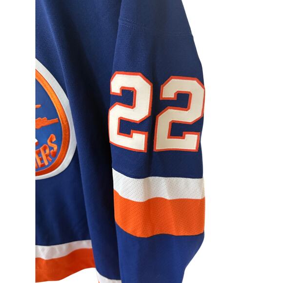 Mike Bossy 22 NY Islanders CCM Vintage Hockey Jersey Licensed Adult XL AIR KNIT® - Picture 10 of 16